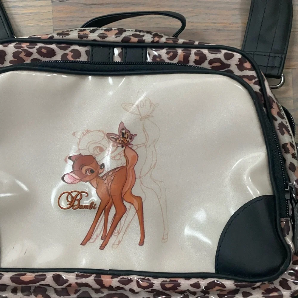 MonnaLisa Bambi leopard girl handbag or cosmetics bag